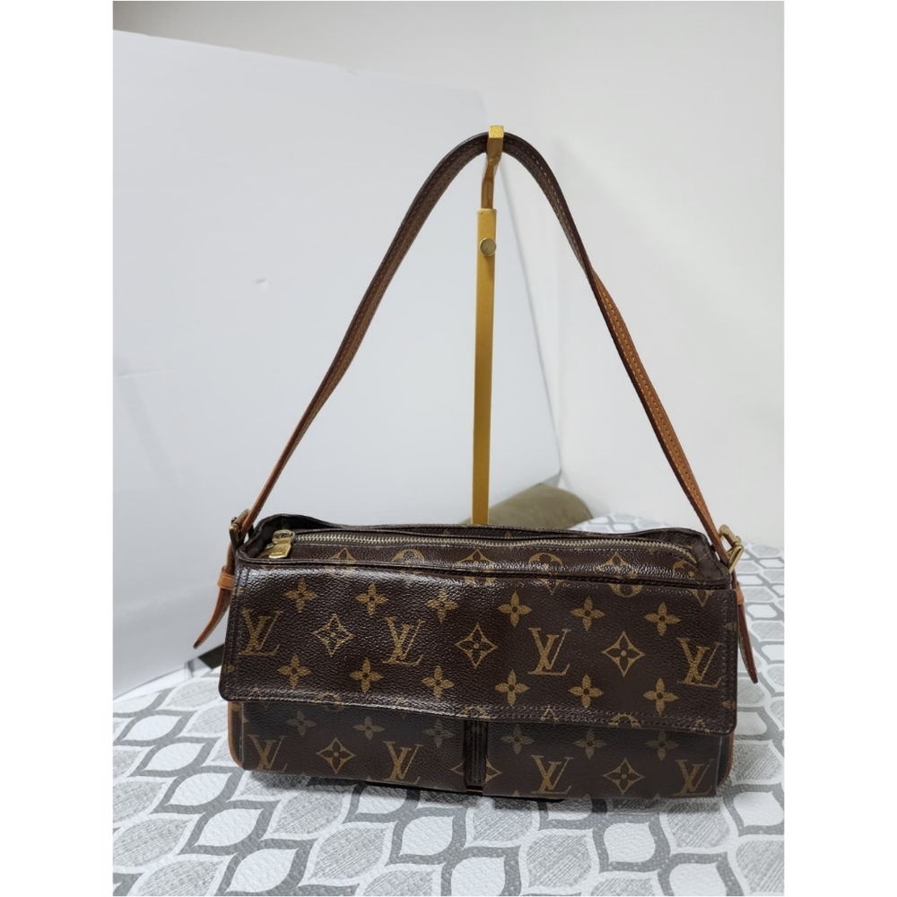 LOUIS VUITTON Monogram Viva-Cite MM Shoulder Bag Brown - Picture 1 of 15